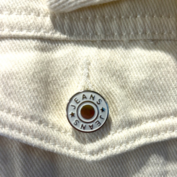 Jean Jacket L/XL Handcrafted with Wifey Emblem. - Picture 6 of 8
